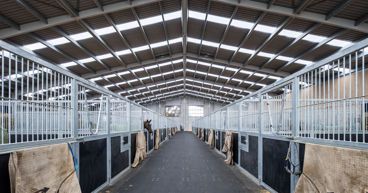 Horse Stables Construction With Coresteel - Corcon