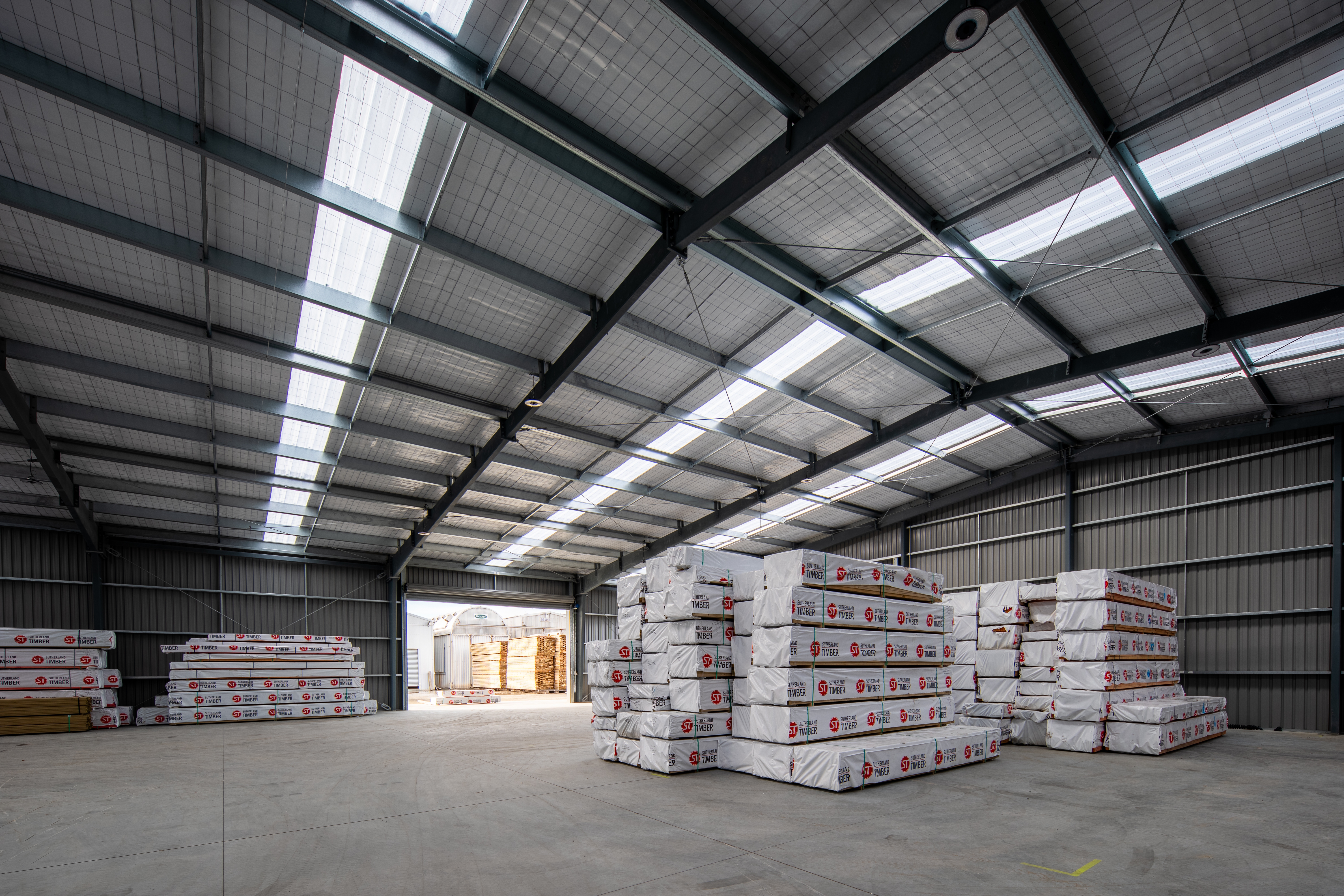Building Timber Processing Facilities - Warehouse Construction - Corcon